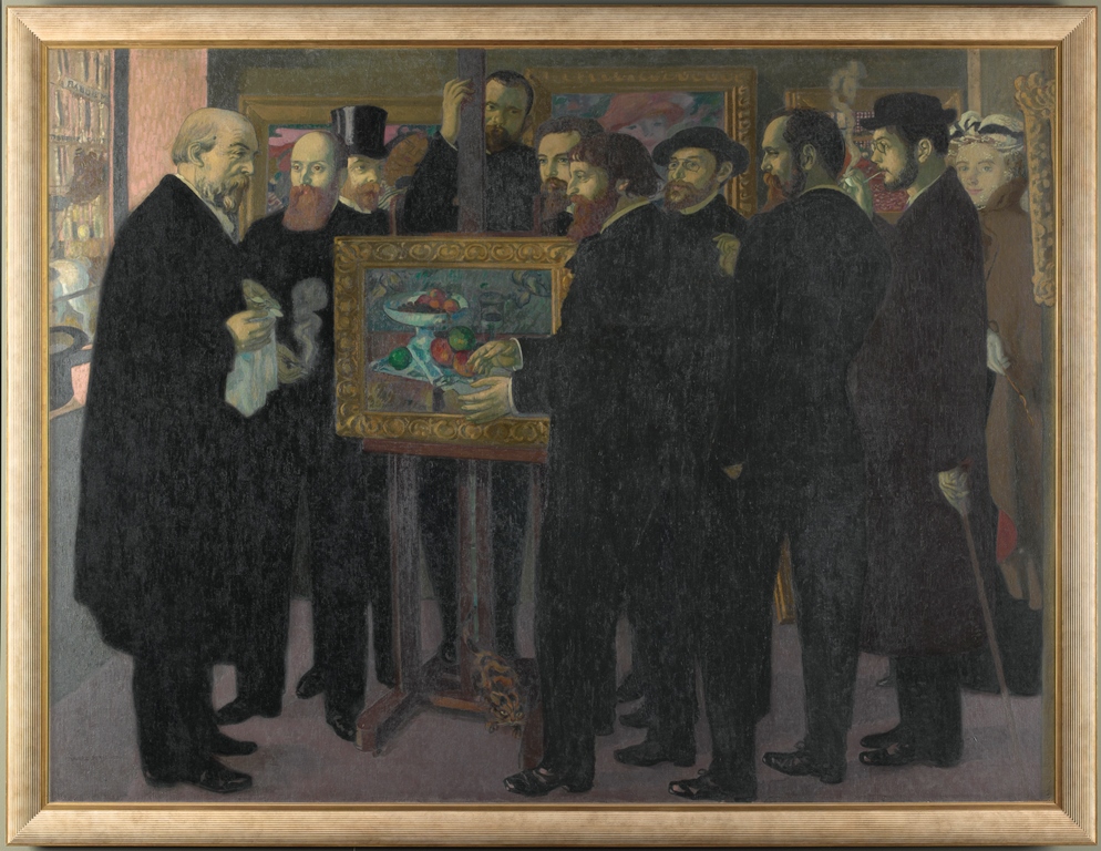 Maurice Denis, Eugène Delacroix. : Maurice Denis, L’Hommage à Cézanne, huile sur toile  © RMN-Grand Palais (musée d'Orsay) / Adrien Didierjean